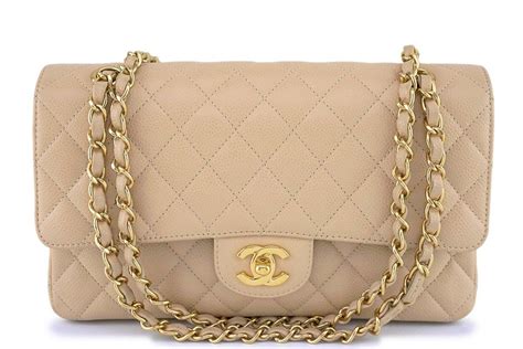 beige purse chanel